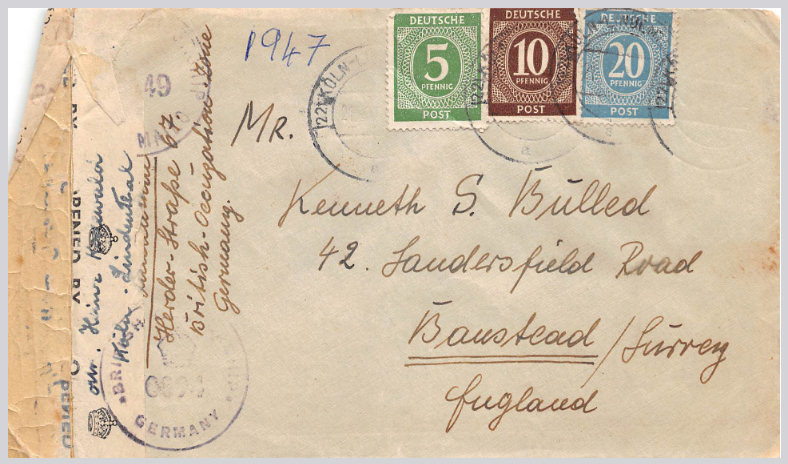 POW letter to Banstead